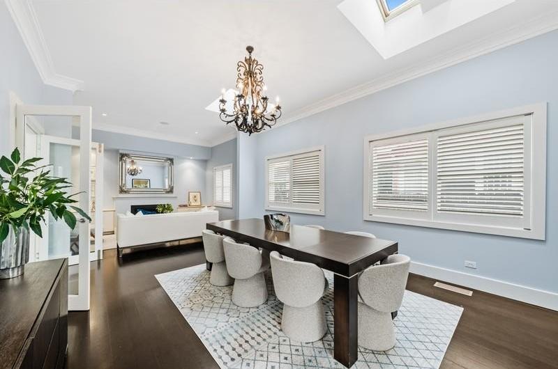 rose bay accommodation dining room
