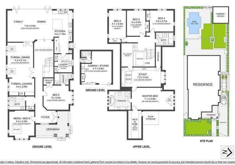 rose bay accommodation site plan